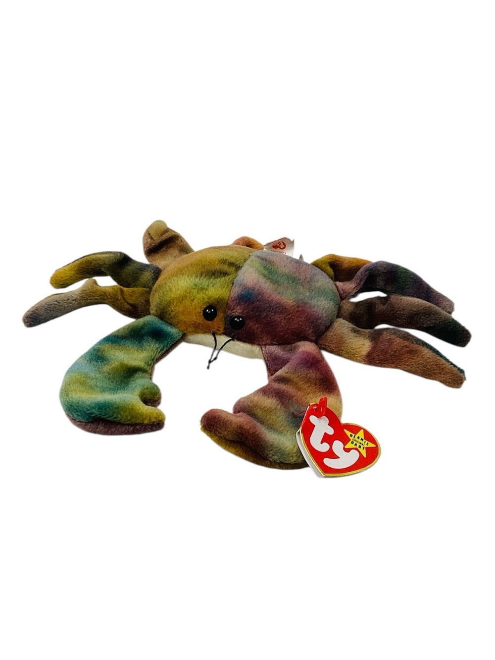 🐵 TY “Claude” Beanie Baby Crab Beanie Baby - NWT